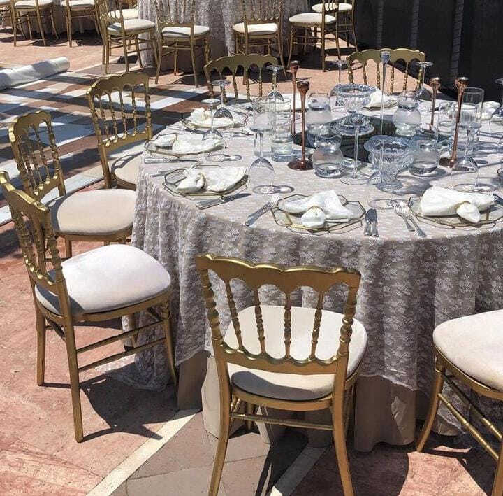 Gold Napolyon Sandalye Kiralama